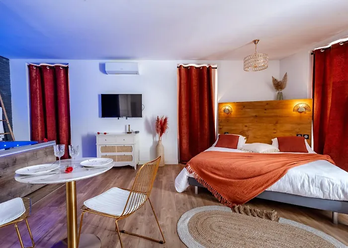 Apartman Loft Romantique - Privatif - Noctambulles *